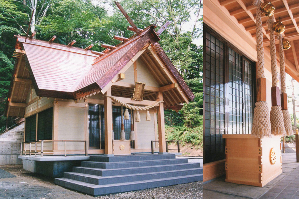 1995年　藻岩神社 本殿新築工事